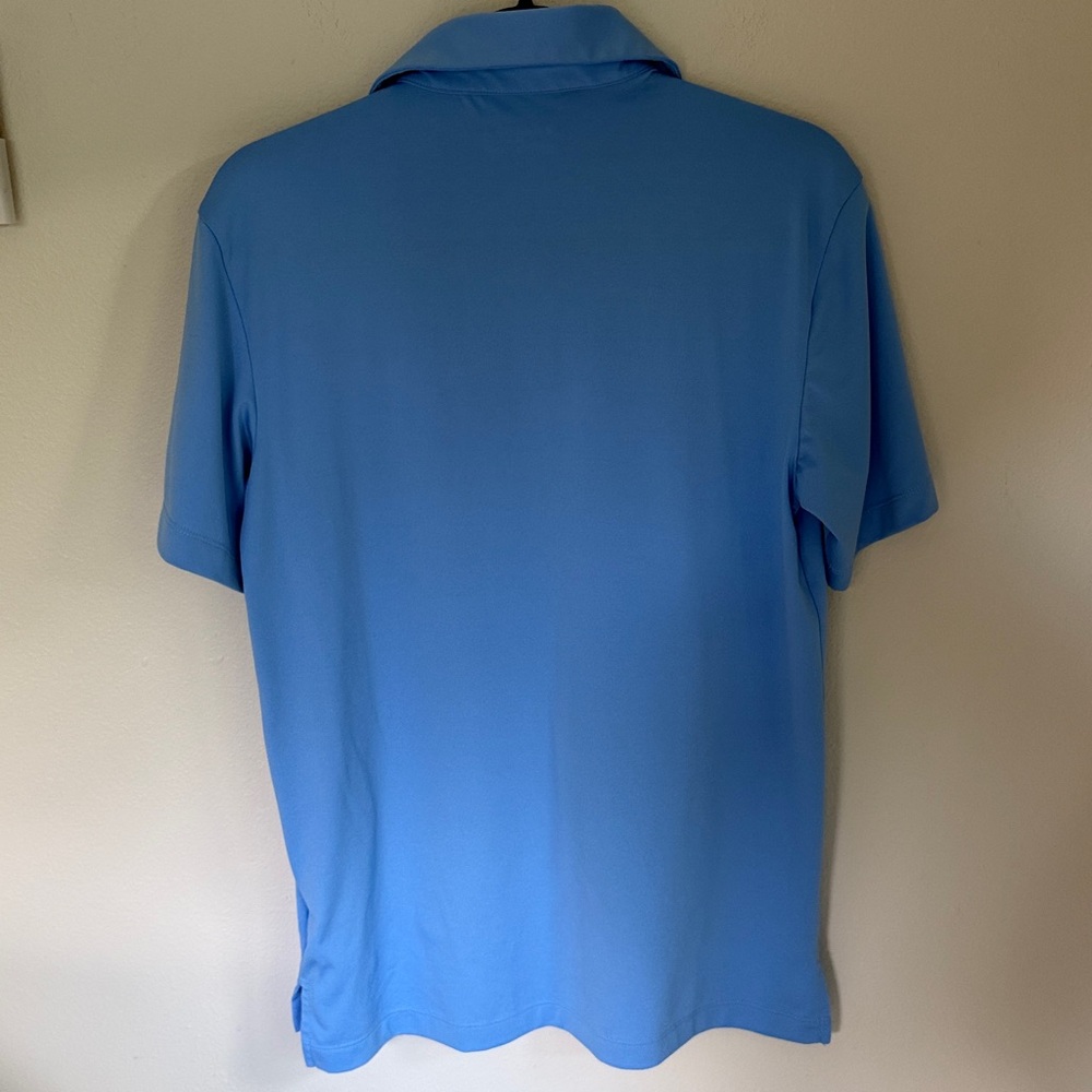 Columbia Omni-Wick Drive Polo Short Sleeve Golf Shirt Men’s small Light Blue - Picture 6 of 6